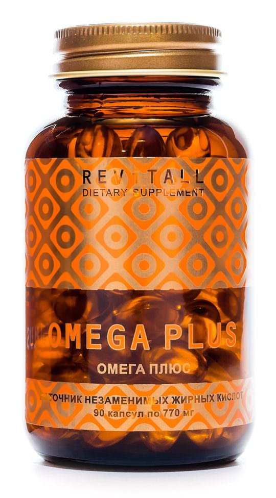 Revitall OMEGA PLUS, 90 капсул